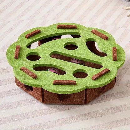 Puzzle Cat Toys Interactive Mental Stimulation Maze Box and Sensory Games for Indoor Kittens Fun Brain Teaser for Smarts Cats