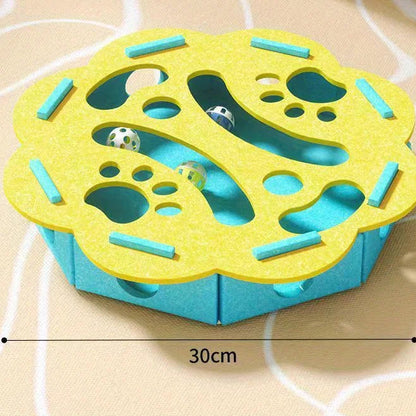 Puzzle Cat Toys Interactive Mental Stimulation Maze Box and Sensory Games for Indoor Kittens Fun Brain Teaser for Smarts Cats