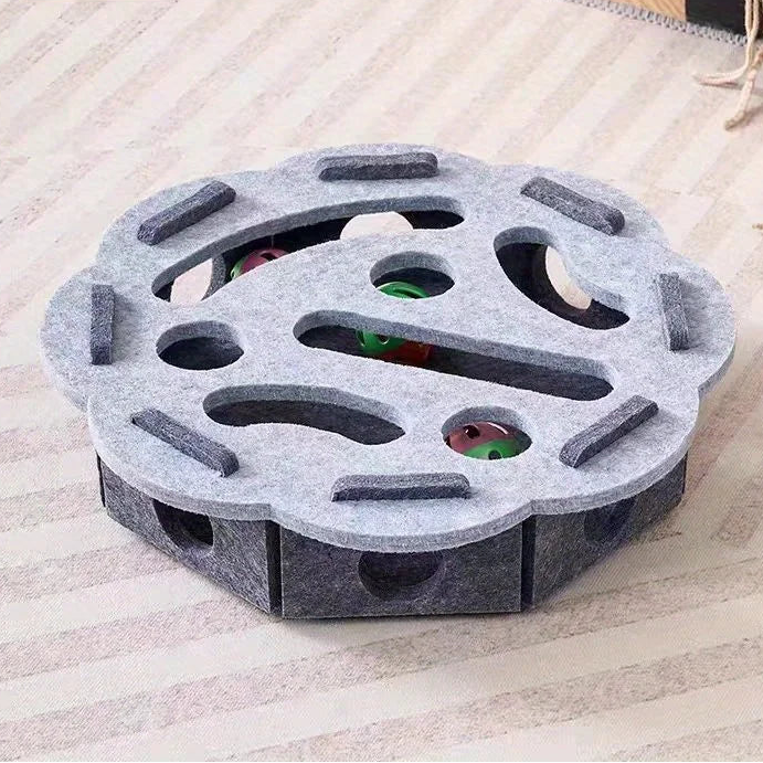 Puzzle Cat Toys Interactive Mental Stimulation Maze Box and Sensory Games for Indoor Kittens Fun Brain Teaser for Smarts Cats